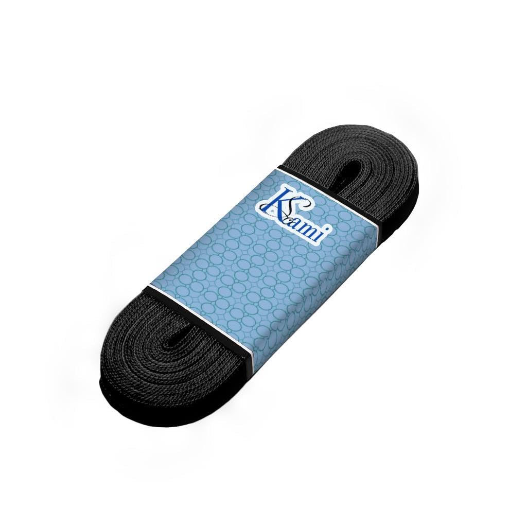 Kami-So Ice Skate Shoelaces, black / black, US Size 134" / EU Size 300