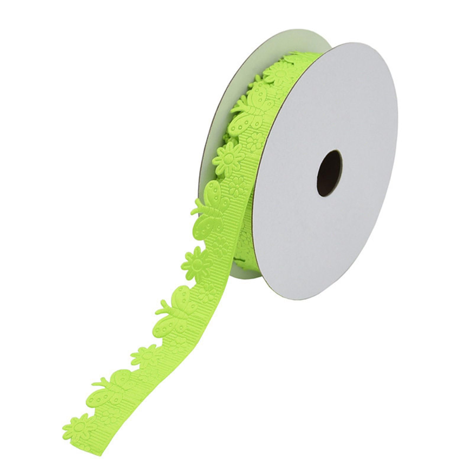 Tsophreniq Colorful Butterfly Ribbon Wrapping Rope for Festival Decors Wedding Garden Decorations Gift Wrapping Gift