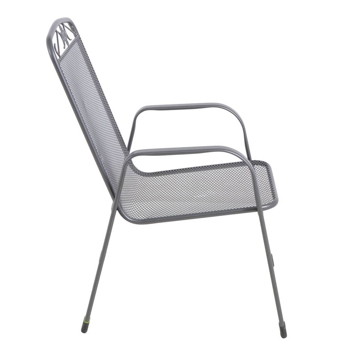 MWH 879000 Savoy Stapelsessel Elotherm beschichtet, eisen/grau