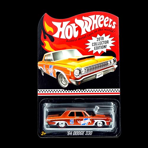 Image of Hot Wheels Collector Edition | Premium Die-Cast Metal Car for Kids & Collectors | Rare One-Time Release Model for Boys | No Restock Limited Edition (64 Dodge 330 (2019))