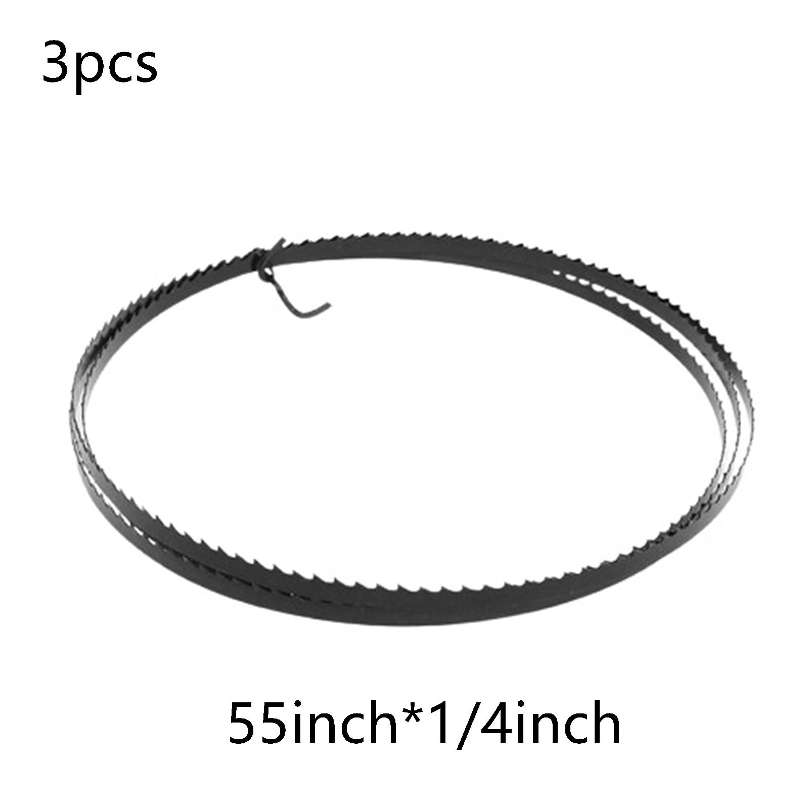 Brzeszczot do piły taśmowej, 3 szpule, 55 cali x 1/4 cala x 24, akcesoria do pił taśmowych, brzeszczot do pił taśmowych ze stali węglowej Arc Cut, brzeszczoty taśmowe do pił taśmowych szybkotnących