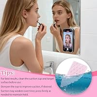 Yuibthr 8 Pack Silicone Suction Cup Phone Case Mount Double Sided Detachable, Reusable Strong Grip Holder Hands-Free Phone Accessories for Selfies & Videos (8 Colors) — image 6