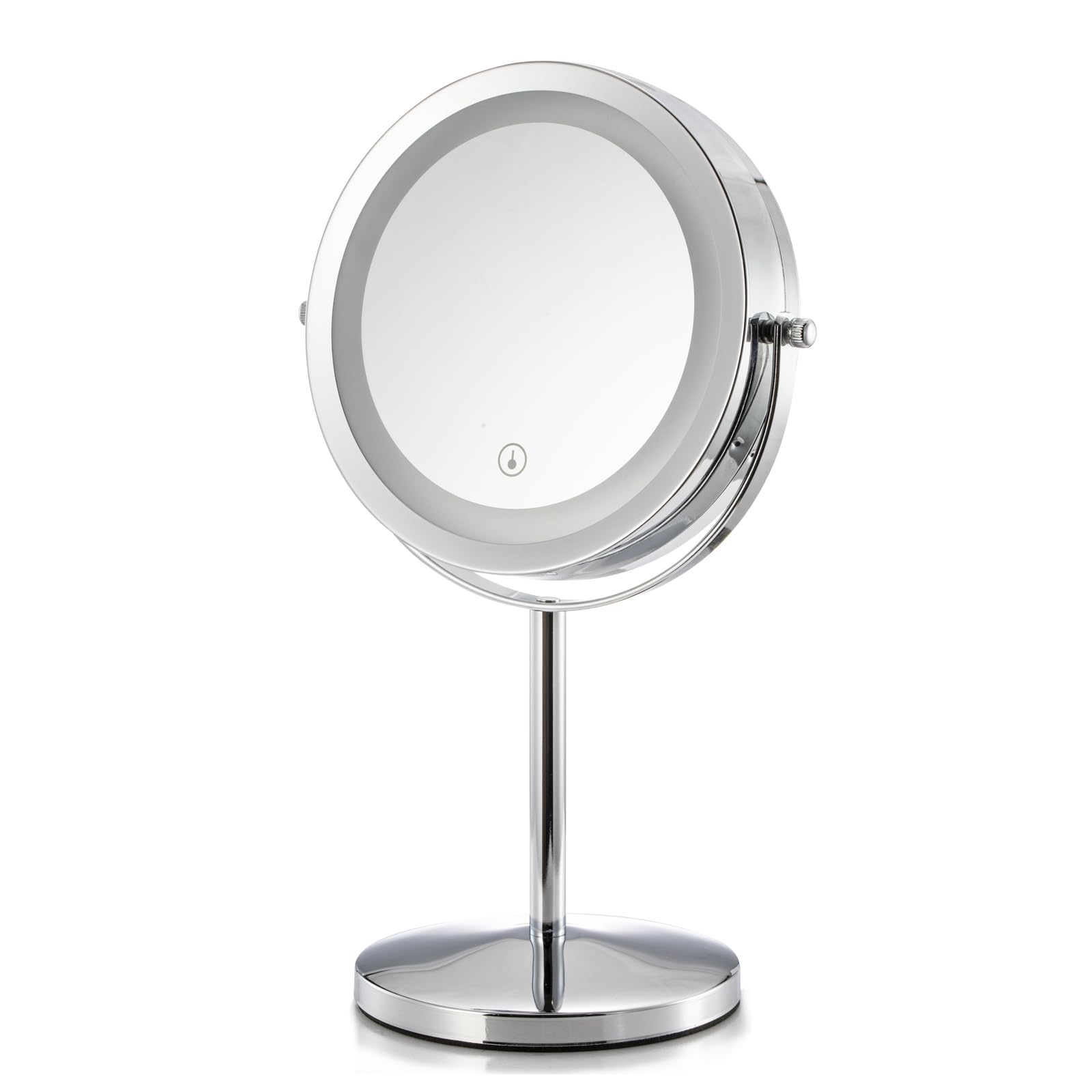 Amazon.co.jp: MotoM LEDライト付き卓上ミラースタンド, 調光・光色