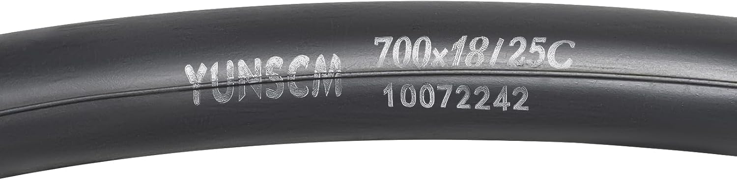YUNSCM 2-PCS 700C Bike Tubes 700x18C/23C/25C FV48mm Presta Valve 18/25-622 700C Bicycle Inner Tubes Compatible with 700x18C 700x23C 700x25C Bike Bicycle Tire Tubes