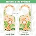 Auidy_6TXD 8Pcs Baby Closet Dividers Double Sided Wooden Baby Closet Organizers from Newborn to 24 Months Baby Clothes Hanger Dividers for Baby Girls Boys Nursery Decor