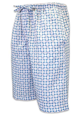 Men's Lounge Pajama Sleep Shorts/Woven Jam Dorm Shorts Drawstring & Pockets - 3 Pack2