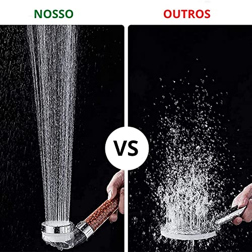 KIT completo Chuveiro/Ducha de alta pressão com filtragem