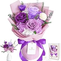 Amazon｜Fiorifiore 母の日 プリザーブドフラワー ブーケ 4輪 薔薇花束