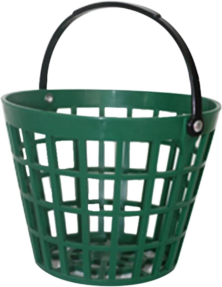 Golf Ball Basket, Golfball Container Ball Bucket with Handle for Easy Carrying Golf Range Bucket Can Holds 25 Balls for Practice Range and Outdoor Use