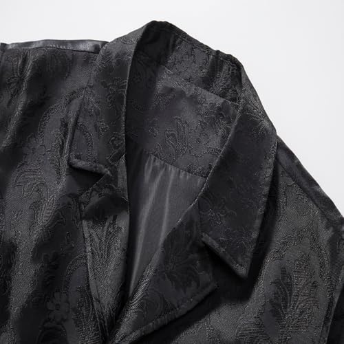 XUNRYAN Mens Victorian Suit Vest Steampunk Corset Tuxedo Formal Waistcoat Renaissance Medieval Pirate Vests Halloween Outfit3