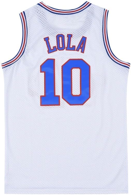 CNALLAR Youth Basketball Jersey Bugs #1 Lola #10 Space Movie Jersey Boys Sport Shirts S-XL - Image 3