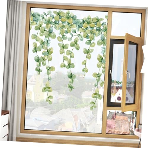 Vinilos decorativos hoja verde eucalyptus set x3 30x40cm miniatura 4