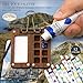 Mini Watercolor Travel Set - 12 Colors Paint Set Refillable Brush & Sketchbook and 2 Pens, Compact Travel Art Kit, Gift for Birthdays, Holidays & Art Lovers