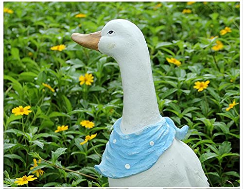 Figurines canards décoration jardin résine ornement oie simulation - 4
