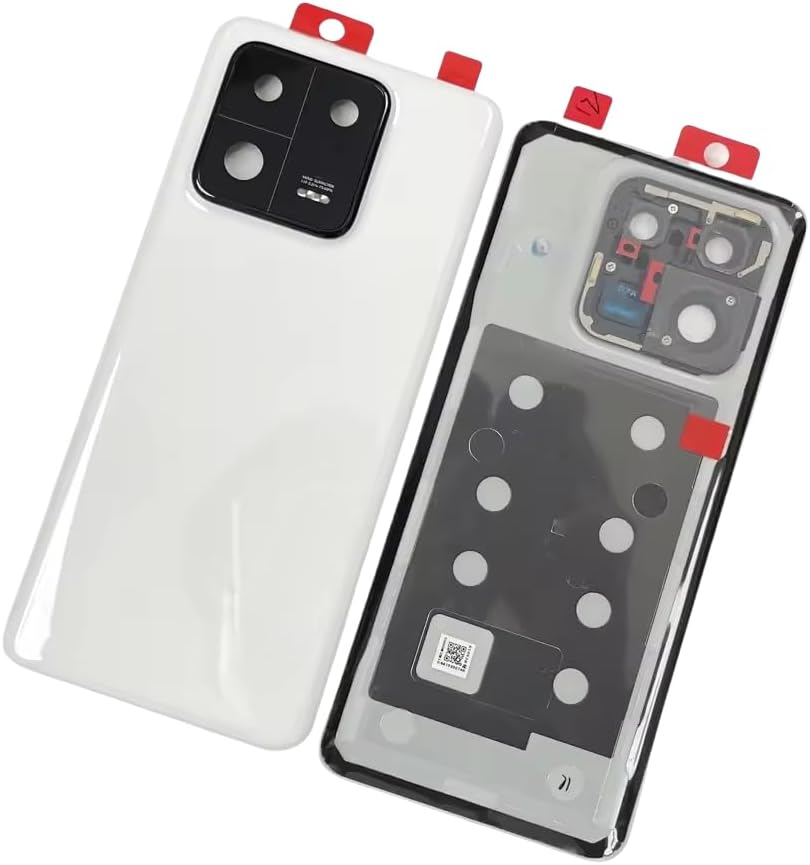 for Xiaomi Mi 13 Pro Back Glass Battery Door Cover Replacement, Rear Housing Case with Camera Lens, for Mi 13 Pro Rear Glass Panel Back Cover Repair Parts (Green)