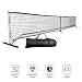 Pickleball Net, Portable Pickleball Net Sets With Large Carry Case, Wind & Dirty Resistant Pickleball Net For Durable Using Professional Pickleball Net System Includes Metal Frame & Net in Carry Bag