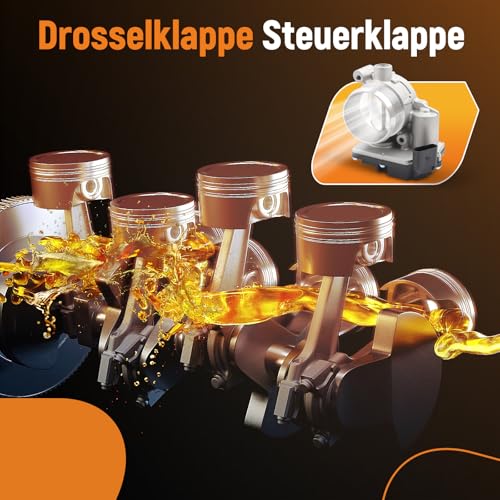 maXpeedingrods 059145950A 059145950D Aluminium Drosselklappengehäuse Drosselklappe Drosselklappenstutzen für Audi A6 4F A8 4E 4F5 Q7 4LB VW Touareg 2.7 3.0 TDI 059145950H 059145950R