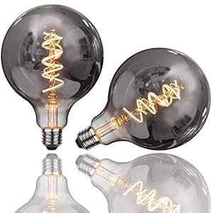 ESIP Edison Retro Gloeilampen, G125 E27 4W Led-lampen Retro Antieke Gloeilampen, Warm Wit (2700K), Geweldig voor…