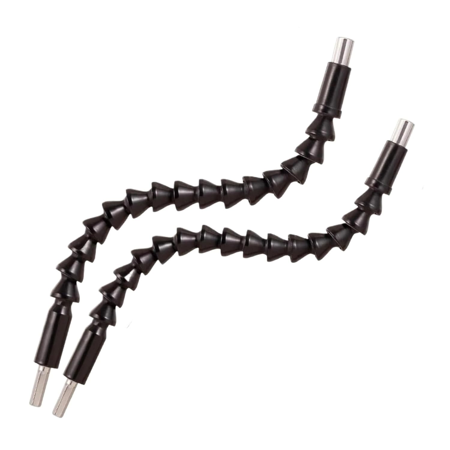 1/5pcs Black Hexagonal Flexible Shaft Extension Flexible Shaft Impact Driver Ratchet Screwdriver Bits Extend Tools(Red-5pcs)