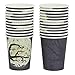 BLUE PANDA 144 Piece Halloween Dinnerware Set, Full Moon Night Sky Halloween Party Plates and Cups and Napkins Set for Spooky Gatherings and Witch Theme Parties (Serves 24)