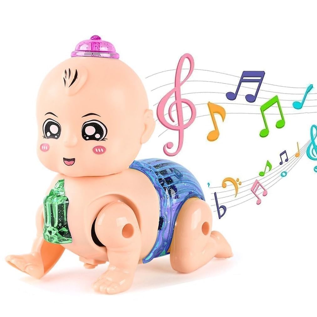 FunClub Crawling Baby Toy for Babies Kids Musical Toy for Kids Baby Doll Toy Crawling Toys for 6 Month Old Baby Girls Boys, Kids Musical Toys for Babies with Light Sound Toy Moving Toys-Best Gift (B) (B0DC12NS1M) Amazon Price History, Amazon Price Tracker
