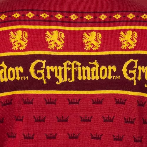 Harry Potter Sweater Men's Hogwarts House Crests Logo - Image 5