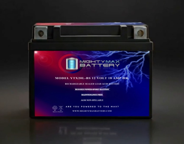 Amazon.com: Mighty Max Battery YTX20L-BS REPLACEMENT BATTERY FOR