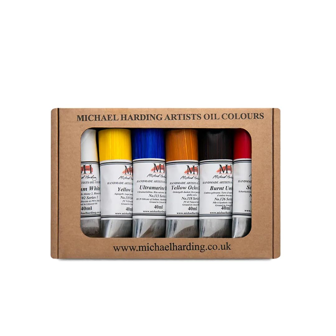 Artist Oli Colours, Introductory Oil Paint Set, Six 40ml Tubes, 00640