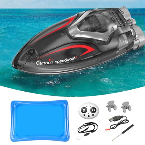 Mini bateau rapide de piscine et accessoires de jeu aquatique télécommandé 2.4GHz