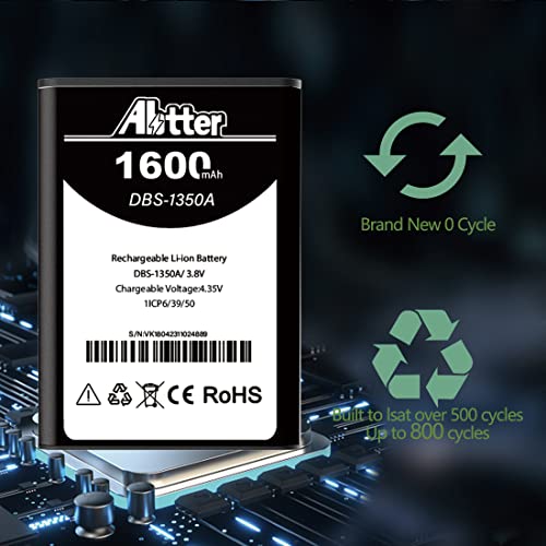 Dbs-1350A Battery, [2023 Upgrade] 1600Mah High Capacity Replacement Battery For Doro 7050/7060 Consumer Cellular Flip. #TOP2