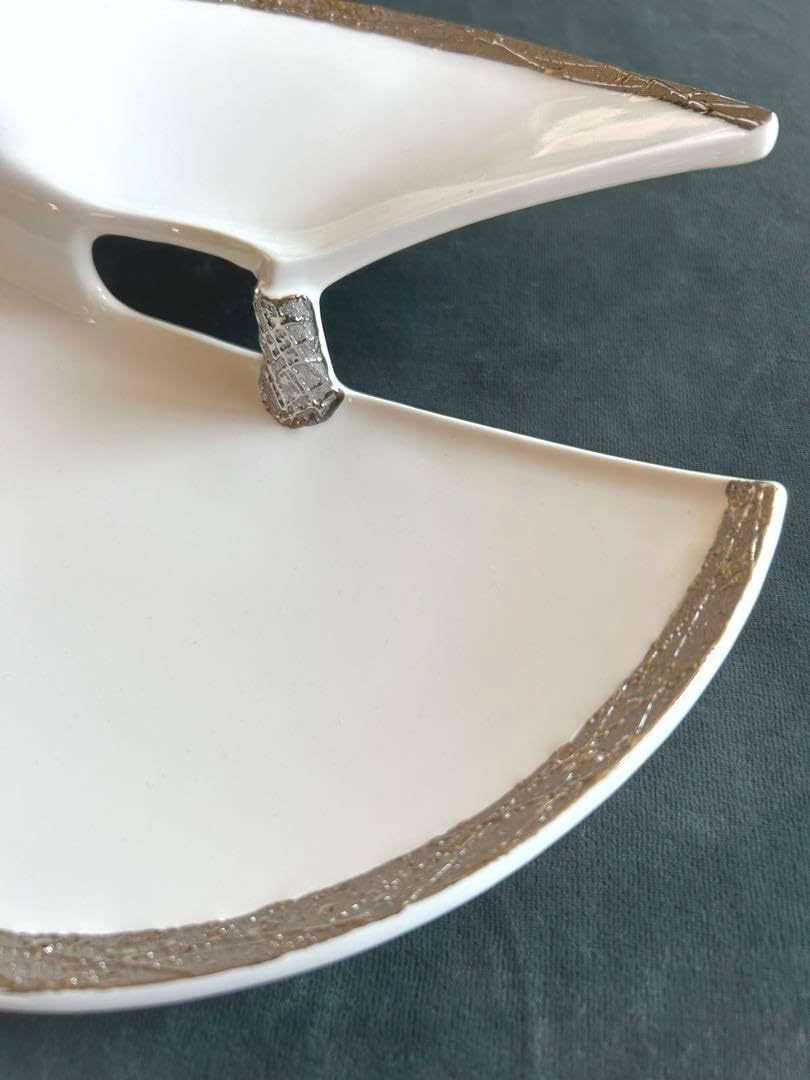 山万渕プラチナ白二段 前菜皿 刺身皿五枚組