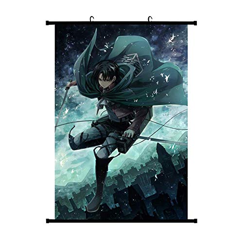 Fingertoys Japonés Anime Ataque en Titan Rollo Póster, Anime Personajes de Dibujos...