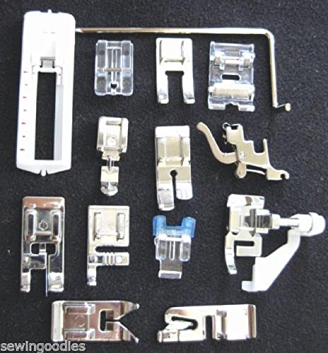 Set de 14 Pies Prensatelas para Máquina de Coser miniatura 4