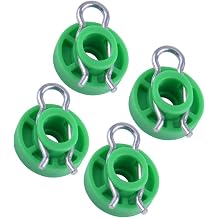 Set of 4 Window Regulator Roller 4493433 for SAAB 9-3 9-5 900 & for Volvo 850 S70 V70 Durable Plastic Roller Clips Front or Rear Power Window Repair