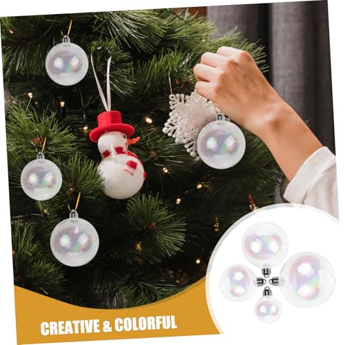 72 pièces de boules de Noël plastique colorées déco sapin incassable pour fêtes