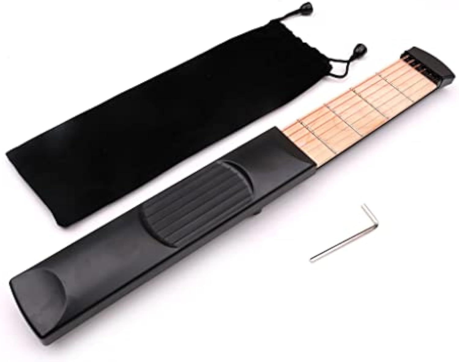 NALACAL 6 Fret Portable Left Hand Pocket Guitar Practice Tool, Guitar Gadget Chord Trainer, Guitar Attachment, Guitar Accessories Kit, for Beginner Guitarist Practice Training
