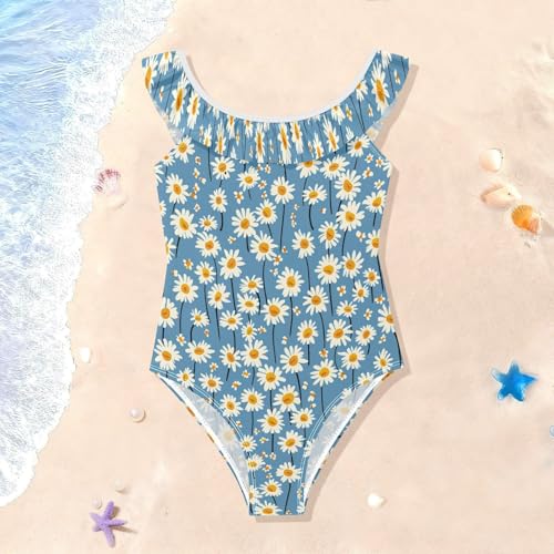 Trajes de baño para niñas elásticos y transpirables de playa 3