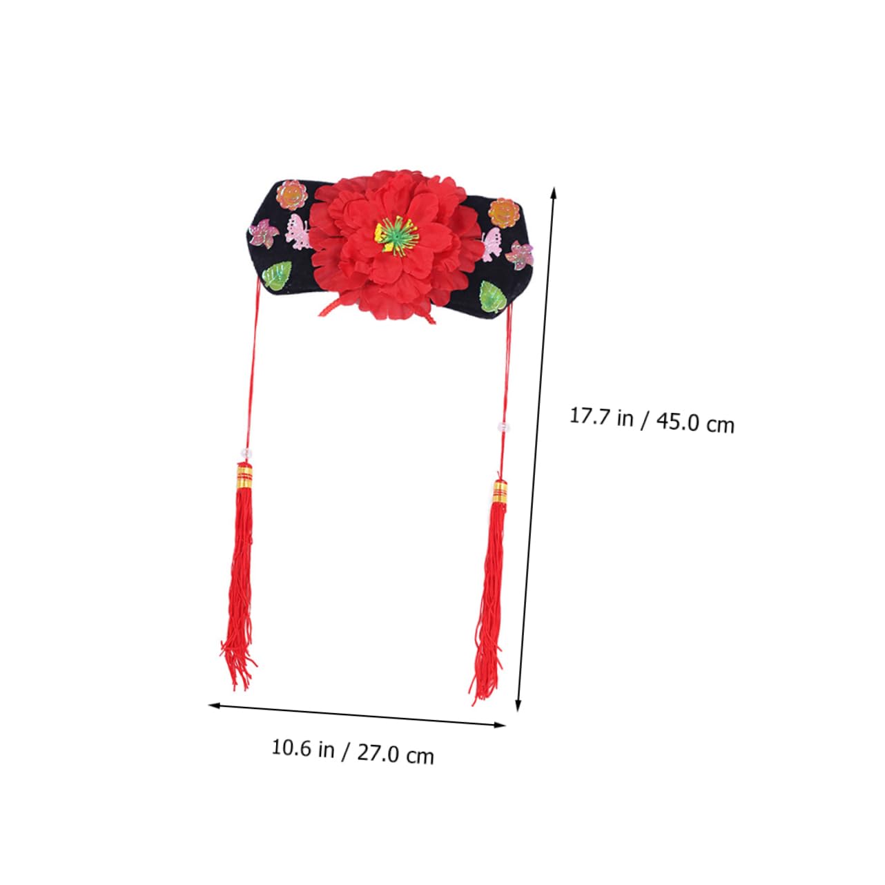 Wedding headwear,4 Pcs Tricky Headband Traditional Chinese Style Headdress Chinese