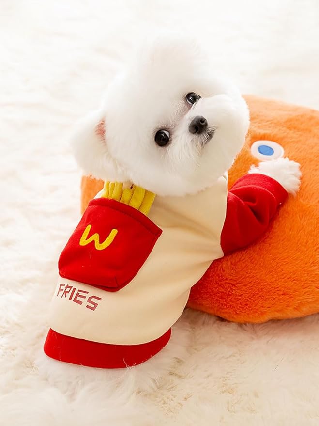 Disfraz de Papas Fritas para Perro miniatura 3