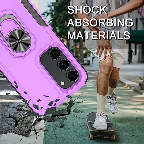 Coque Samsung S23 Plus antichoc avec anneau support et verre - 5