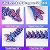 ONEVIVE Easter Basket Stuffers 3D Printed Dragon Eggs with Dragon Inside Surprise Mystery Easter Egg Fidget Toy, Articulated Crystal Toys for Kid Easter Egg Hunt Party Favors (1PCS) #2