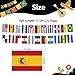 Arosche Hispanic Heritage Month Decorations String Flags 22 Spanish Speaking Countries Flags Latino America Flags Banners Bunting for Hispanic Heritage Month Events Celebration Party Supplies Bars
