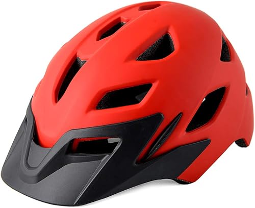 Miniatura 7 de Casco de bicicleta para niños y niñas, con luz LED, visera desmontable, para niños, jóvenes, adolescentes, multideporte, para patinaje, ciclismo,