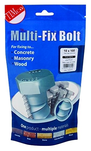 Image of TIMCO Multi-Fix Bolts Hex Head Exterior Silver - 10.0 x 150
