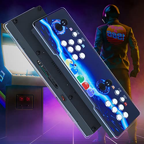 Aspetto fantastico: pannello in acrilico e chassis interamente in metallo ultrasottile con luci a LED colorate, gli altoparlanti integrati potrebbero adattarsi a un uso maggiore della scena, puoi provare la gioia di giocare con la tua famiglia e i tuoi amici. Una buona scelta regalo per il tuo amore, bambini, amici e colleghi.