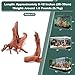 HEMYIS Natural Wood Driftwood for Aquarium Fish Tank Decor,Assorted Driftwood Trunk Branch for Reptile Tank Decor (MOP-ZYM Driftwood (8 to12 Inch)-Pack of 2)