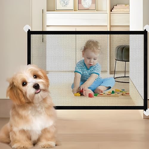 Tela Protetora de Segurança para Bebê, Crianças e Pets – Cercado Divisória de Proteção Portátil para