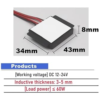 LED Mirror Touch Dimmer Switch Replacement Lighted Makeup Mirror Switch Touch Sensor ON/Off Dimmable Sensor Switch for Lighted Vanity Mirror LED Lights Bathroom Mirror