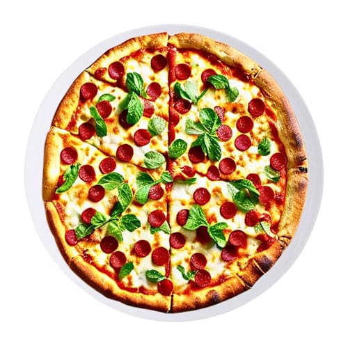 EXQUISITE HOME LIVING 32cm Porcelain Pizza Plate Set, Serving Dish Plates, White Porcelain Tableware, Dishwasher & Microwave Safe - Set of 6 - Image 3