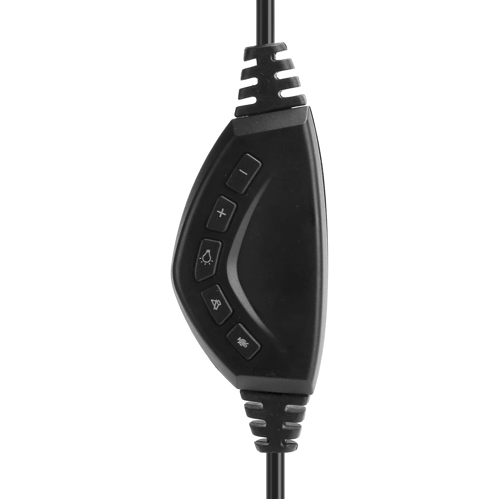 Casque D'écoute de Jeu Supra-auriculaire Filaire à Réduction de Bruit avec Effet de Lumière RVB AX365 Oreillettes Confortables Son Surround 7.1 Canaux Élégant pour Le Travail Cours en Ligne (Noir)